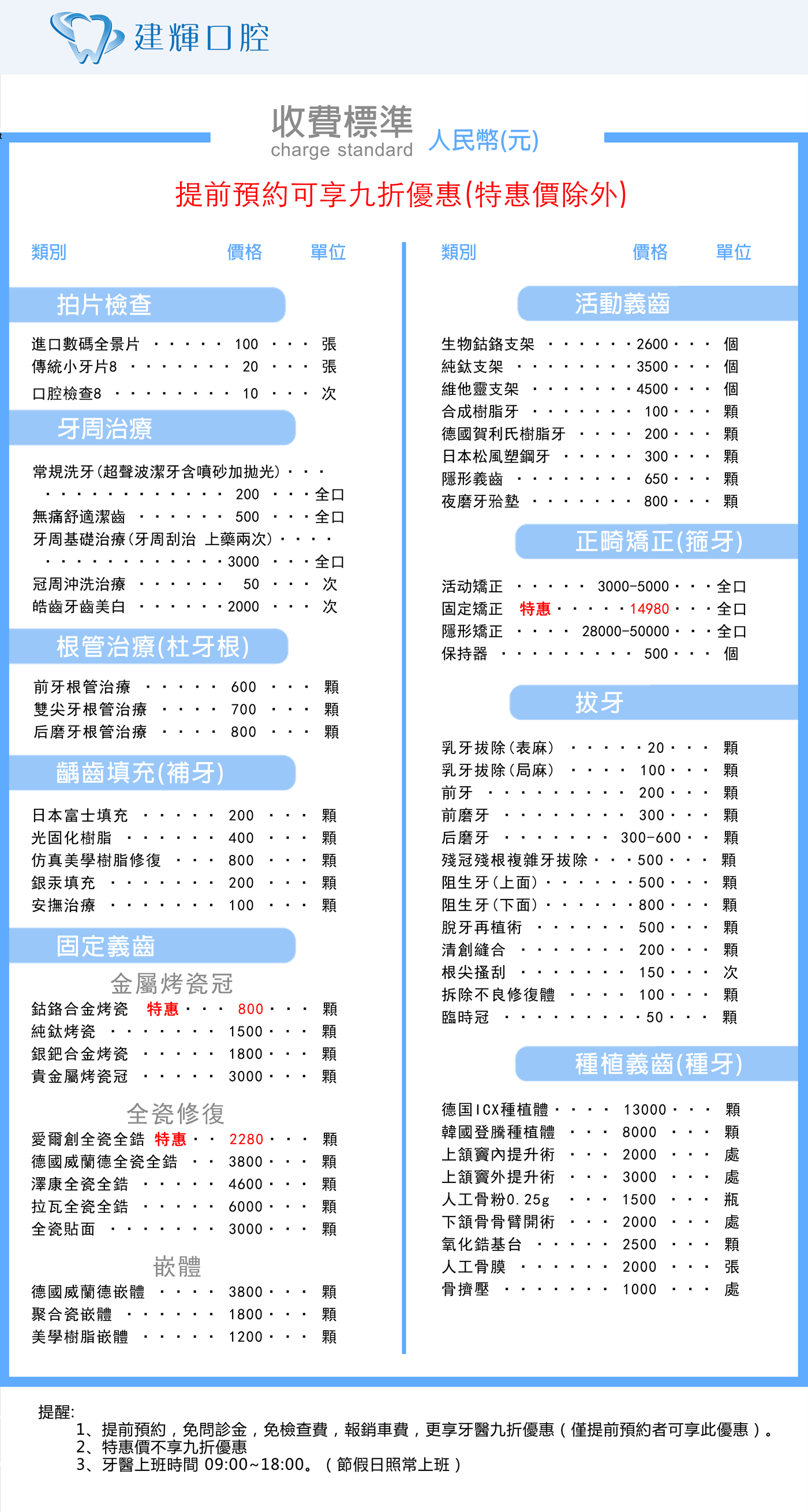 澳門齲齒治療費用多少錢